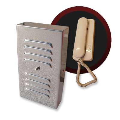 Portero Frente Ac. Inox. Exterior